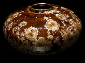 SOLD Vase (BB-3229) by Bill Boyd crystalline-glaze ceramic - 5 1/2" x 8 1/2" $325