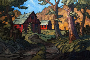  SOLD
"Behind the Cabins," by Phil Buytendorp
24 x 36 – oil
$2380 Unframed