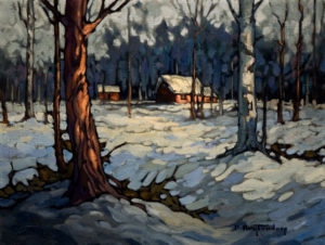  SOLD
"Cabins No. 2," by Phil Buytendorp
12 x 16 – oil
$1025 Framed