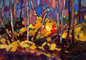  SOLD
"Coloured Puzzle," by Phil Buytendorp
5 x 7 – oil
$490 Framed