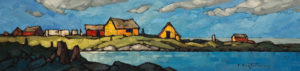  SOLD
"Fair Weather," by Phil Buytendorp
4 x 16 – oil
$500 Unframed