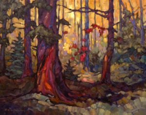  SOLD
"Forest Light," by Phil Buytendorp
16 x 20 – oil
$1310 Framed