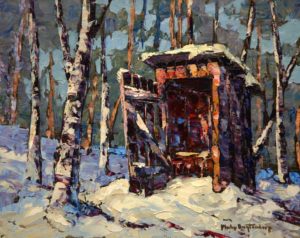  SOLD
"Fresh Snow," by Phil Buytendorp
8 x 10 – oil
$535 Framed