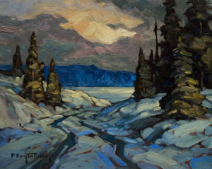  SOLD
"Frozen Sheridan," by Phil Buytendorp
8 x 10 – oil
$580 Framed