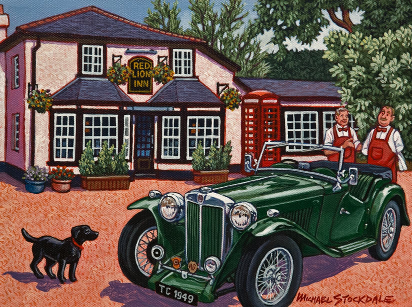 SOLD "The Good Old Days," by Michael Stockdale 9 x 12 - acrylic $440 Unframed