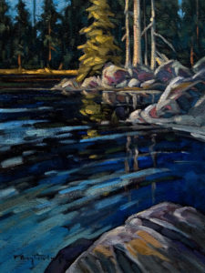  SOLD
"Inland Waters," by Phil Buytendorp
12 x 16 – oil
$1025 Framed