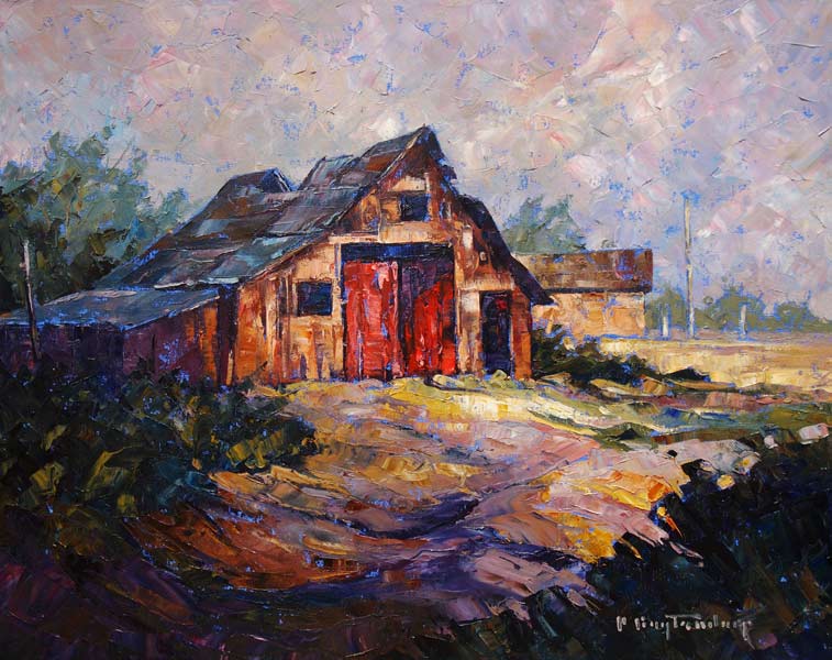 SOLD ``In Manitoba,`` by Phil Buytendorp 16 x 20 - oil $1320 Framed