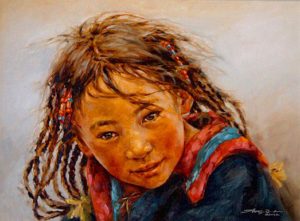  SOLD
"Inquisitive," by Donna Zhang
18 x 24 – oil
