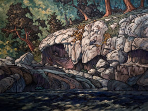  SOLD
"Limestone Cave," by Phil Buytendorp
30 x 40 – oil
$3190 Unframed