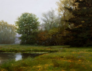 SOLD "May Meadows," by Renato Muccillo 14 x 18 - oil $2520 Custom framed