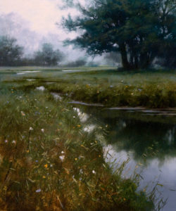 SOLD "Morning Grove," by Renato Muccillo 10 x 12 - oil $1750 in show frame