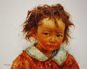  SOLD
"My Special Bead," by Donna Zhang
24 x 30 – oil