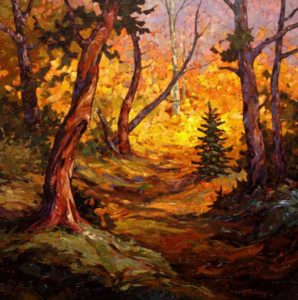  SOLD
"October Yellows," by Phil Buytendorp
30 x 30 – oil
$2370 Framed