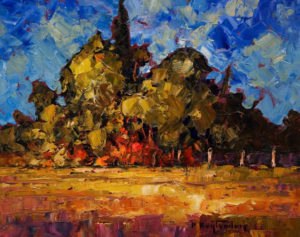  SOLD
"Pasture From Bates Road," by Phil Buytendorp
8 x 10 – oil
$580 Framed