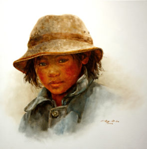  SOLD
"Peering Out," by Donna Zhang
30 x 30 – oil
$5780 Framed