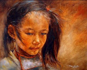 SOLD
"Quiet Girl," by Donna Zhang
16 x 20 – oil