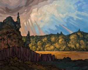  SOLD
"Rain Pillars," by Phil Buytendorp
16 x 20 – oil
$1330 Unframed