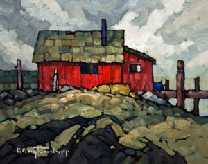  SOLD
"Shoreline Shed," by Phil Buytendorp
8 x 10 – oil
$470 Unframed