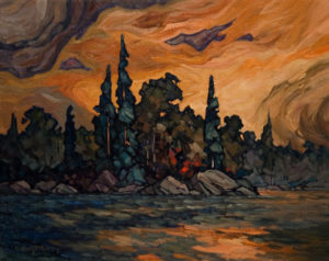 SOLD
"Snag Lake Isle," by Phil Buytendorp
16 x 20 – oil
$1320 Framed
