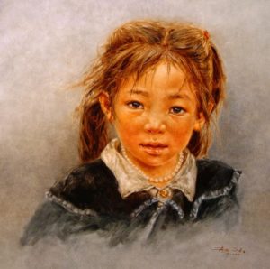  SOLD
"Tibetan Pearl," by Donna Zhang
24 x 24 – oil
$4750 Custom framed
