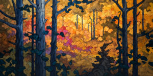  SOLD
"Tumbling Forest," by Phil Buytendorp
24 x 48 – oil
$3270 Unframed