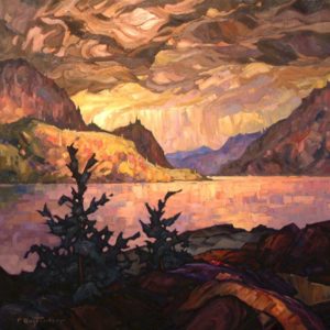  SOLD
"Wild Sky," by Phil Buytendorp
30 x 30 – oil
$2370 Framed