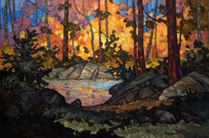 SOLD
"Woodland Water," by Phil Buytendorp
24 x 36 – oil
$2480 Framed