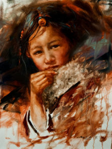 SOLD
"Young Dreamer," by Donna Zhang
18 x 24 – oil
$3360 Unframed