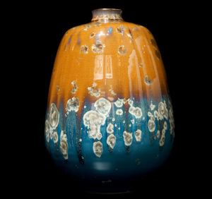 SOLD Vase (3058) by Bill Boyd 8" (H) - crystalline-glaze ceramic $225