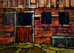 SOLD "Barn Basement No. 2," by Phil Buytendorp 5 x 7 - oil $565 Framed $415 Unframed