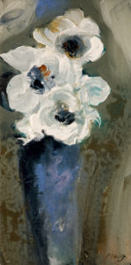 SOLD "Gentle Way," by Susan Flaig 6 x 12 - acrylic/graphite $380 Unframed