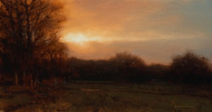 SOLD "McKechnie Road Meadow," by Renato Muccillo 4 3/4 x 8 3/4 - oil $1185 Framed