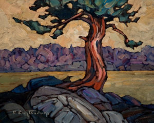 SOLD "Old Arbutus," by Phil Buytendorp 8 x 10 - oil $430 Unframed $595 with Show frame