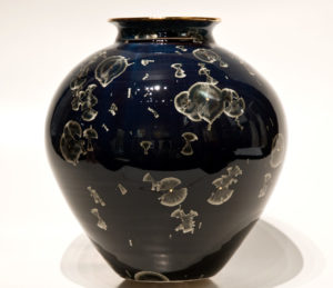  SOLD
Vase (BB-3317) by Bill Boyd
crystalline-glaze ceramic – 8" x 7 1/2"
$350