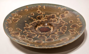  SOLD
Wall-hang bowl (BB-3405) by Bill Boyd
crystalline-glaze ceramic – 19 1/2"
$950