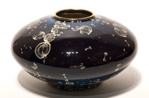  SOLD
Vase (BB-3550) by Bill Boyd
crystalline-glaze ceramic – 5" x 8 1/2"
$285