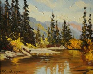  SOLD
"Coldwater River"
by Arnold Mosley
8 x 10 – oil on panel