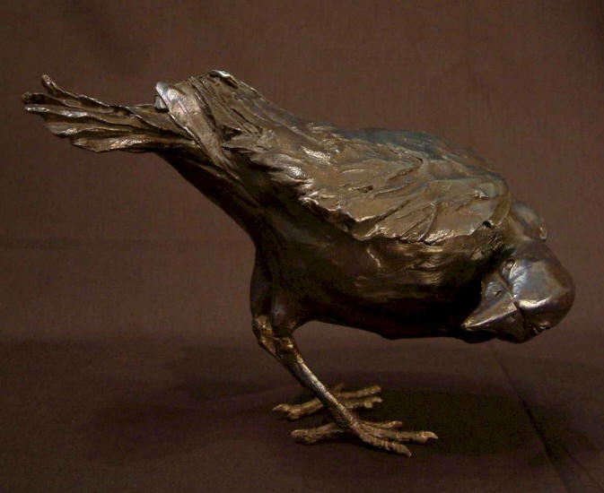 Crow - "Looking Back" Bronze - 7 1/2" high No. 6 of edition of 25 - $2,200 - SOLD