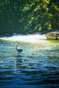 SOLD
"Heron on Tent Island" by Carol Evans
20 x 29 – watercolour
$8000 Framed