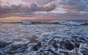 SOLD
"Northern Sunset"
by Paul Grignon
14 x 22 – acrylic
$1990 Framed
