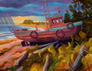  SOLD
"Waiting for the Fish"
by Niels Petersen
11 x 14 – oil
$815 Framed