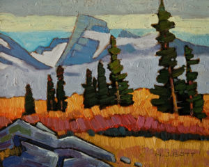 SOLD "Bear River Ridge," by Nicholas Bott 8 x 10 - oil $1040 Unframed $1280 in show frame
