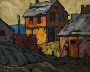 SOLD "Edge of Town," by Phil Buytendorp 8 x 10 - oil $570 Unframed $780 in show frame