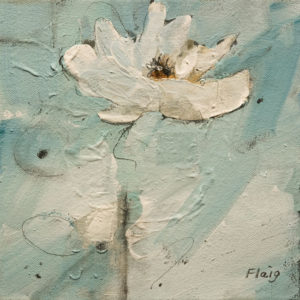 SOLD "Having a Little Fun," by Susan Flaig 8 x 8 - acrylic/graphite $385 Unframed $575 in show frame