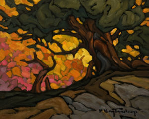 SOLD "October Medley," by Phil Buytendorp 8 x 10 - oil $570 Unframed $780 in show frame