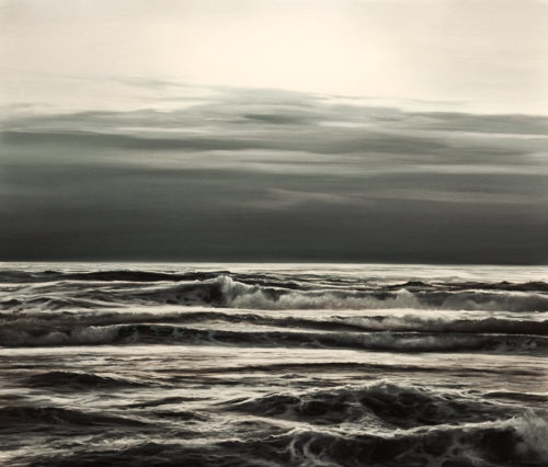 SOLD "Evening Swells," by Renato Muccillo 22 x 26 - oil $5500 in show frame