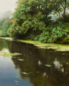 SOLD "Katzie Slough in Spring" by Renato Muccillo 8 x 10 - oil $2440 in show frame