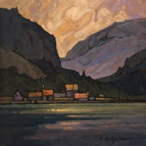 SOLD "Mostly Fishing" by Phil Buytendorp 10 x 10 - oil $710 Unframed