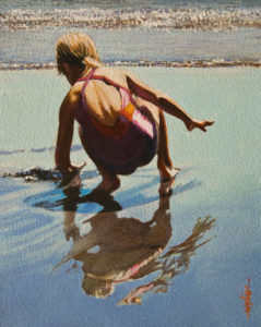 SOLD "Seventh Summer" by Alan Wylie 8 x 10 - oil $1435 Unframed $1650 in show frame
