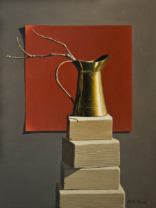SOLD "Top Brass" by Keith Hiscock 12 x 16 - oil $1550 Unframed